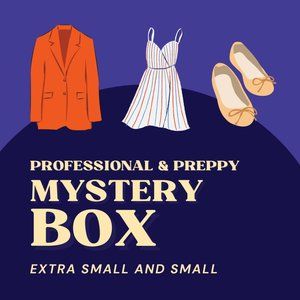 Preppy & Professional Mystery Box of Women's Clothing & Accessories (Sizes XS-S)